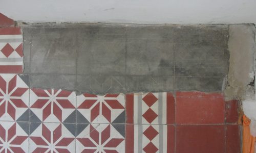 Rebouchage carreaux ciments